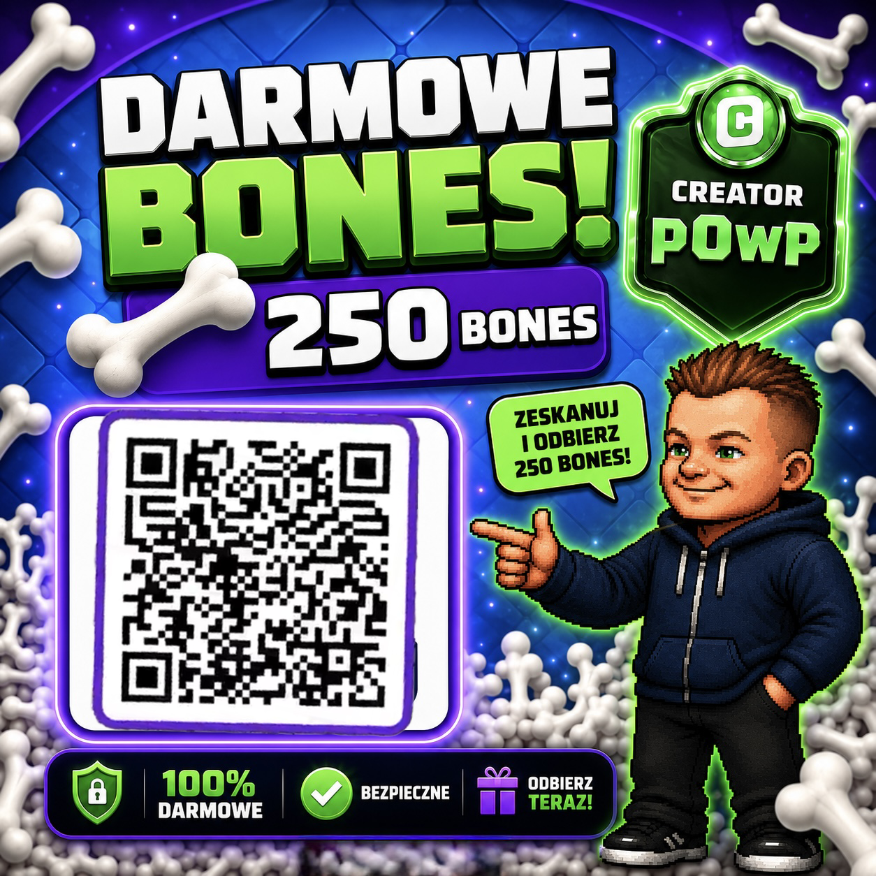 Darmowe bones